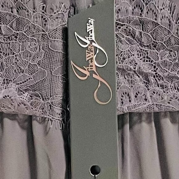 J the Way Maxi Dress with Lace (L) New With Tag - Picture 9 of 9